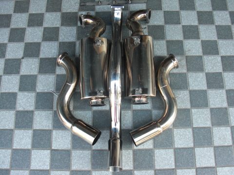 Trust exhaust for late model F40 (with catalytic converter)