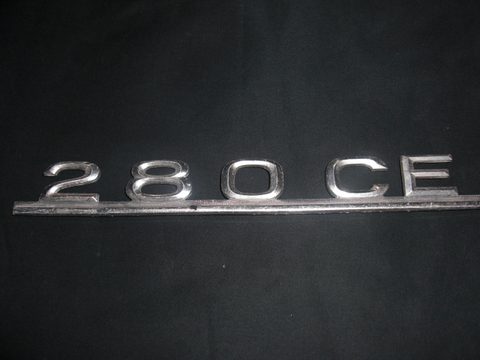 Emblem for Mercedes W123 280CE
